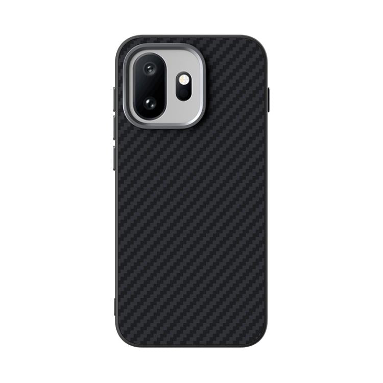 For OnePlus 15T ABEEL C Carbon Fiber Series 6D Micro Relief MagSafe Phone Case