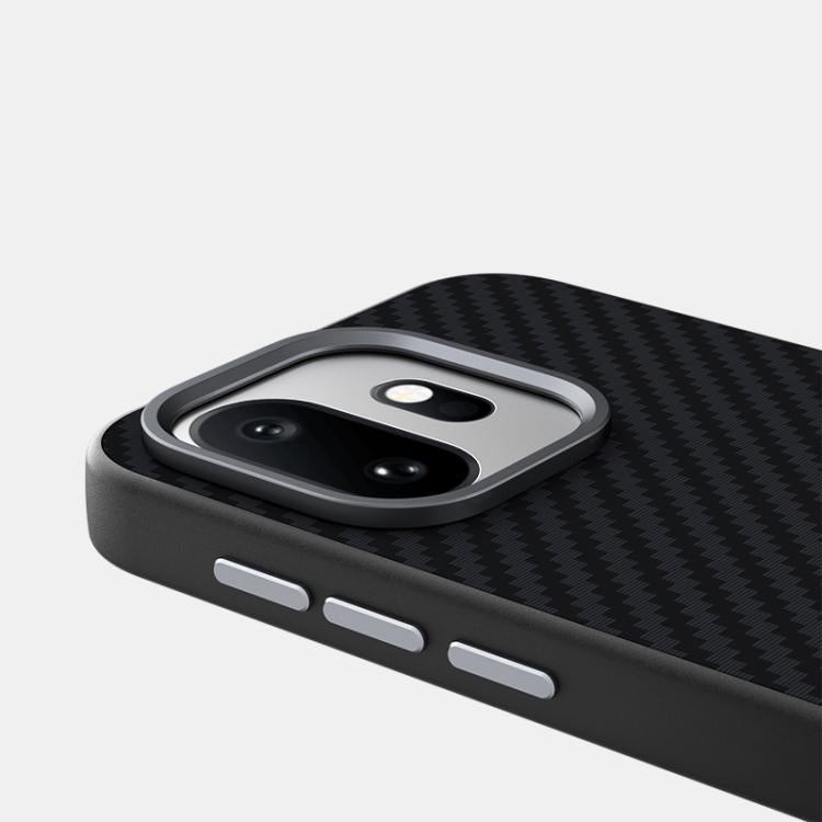 For OnePlus 15T ABEEL C Carbon Fiber Series 6D Micro Relief MagSafe Phone Case