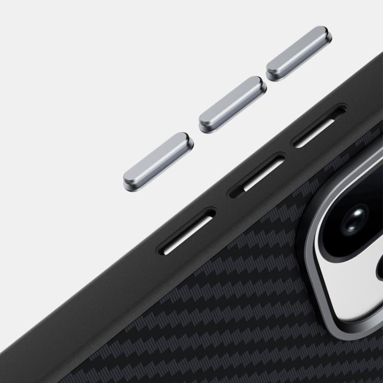 For OnePlus 15T ABEEL C Carbon Fiber Series 6D Micro Relief MagSafe Phone Case
