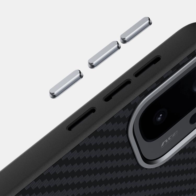 For OnePlus Ace 6 Ultra ABEEL C Carbon Fiber Series 6D Micro Relief MagSafe Phone Case