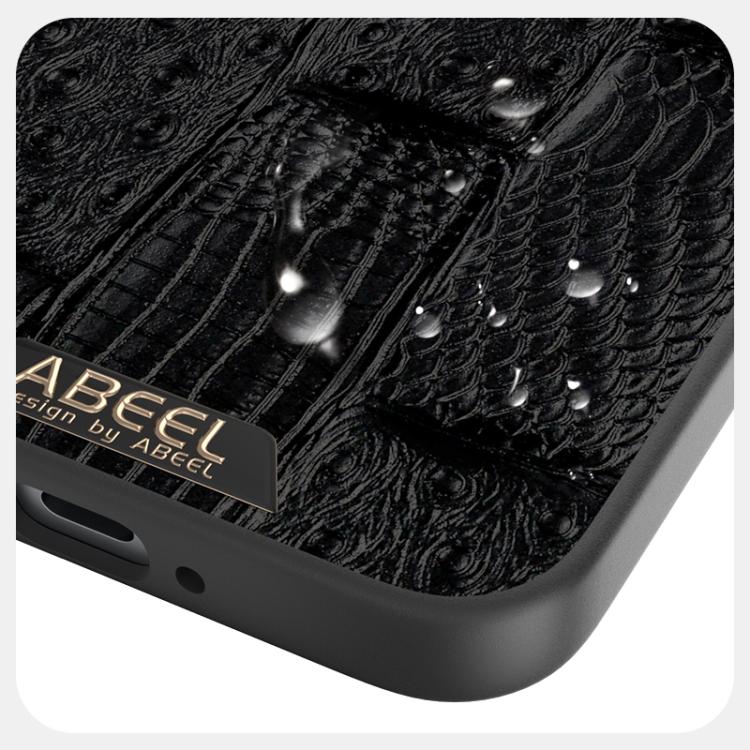 For OnePlus 13T ABEEL Beast Pattern 6D Micro-Embossed MagSafe Genuine Leather Phone Case