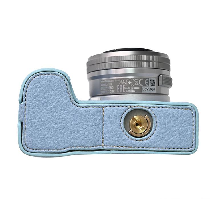 For Sony Alpha ZV-E10 II / ZV-E10M2 Litchi Texture PU Leather Camera Half Case Base