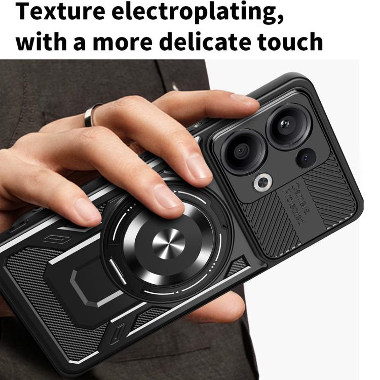 For OPPO Reno13 5G Armor Rotating Holder MagSafe Phone Case