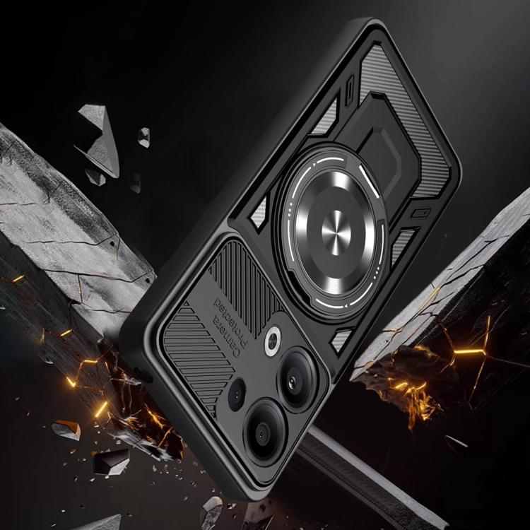For OPPO Reno13 5G Armor Rotating Holder MagSafe Phone Case