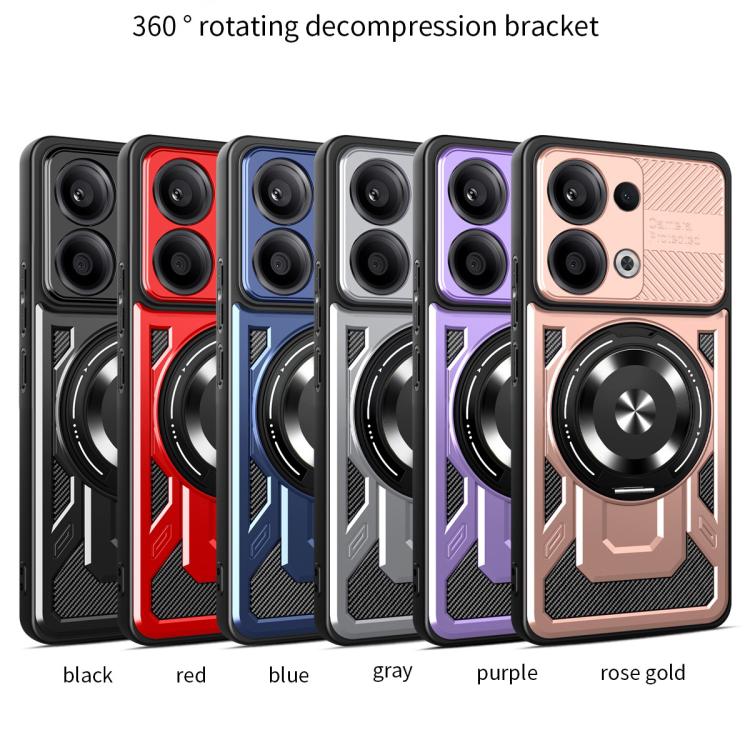 For OPPO Reno13 5G Armor Rotating Holder MagSafe Phone Case
