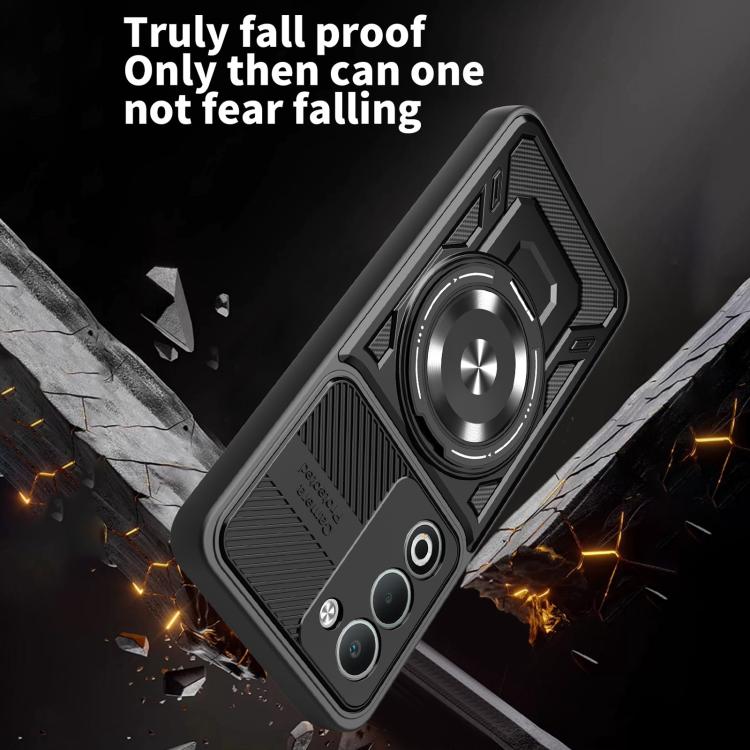 For OPPO A5 5G Global Armor Rotating Holder MagSafe Phone Case