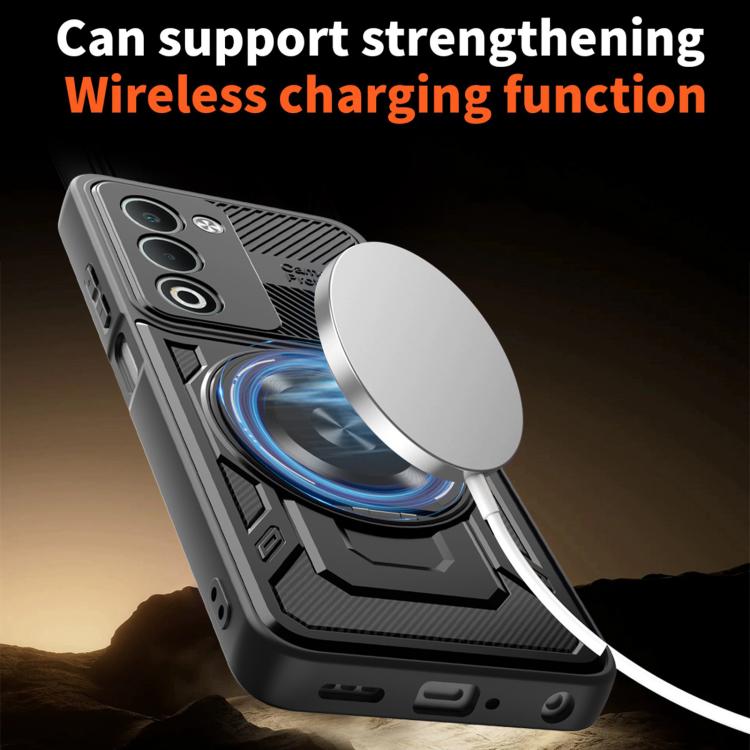 For OPPO A5 5G Global Armor Rotating Holder MagSafe Phone Case