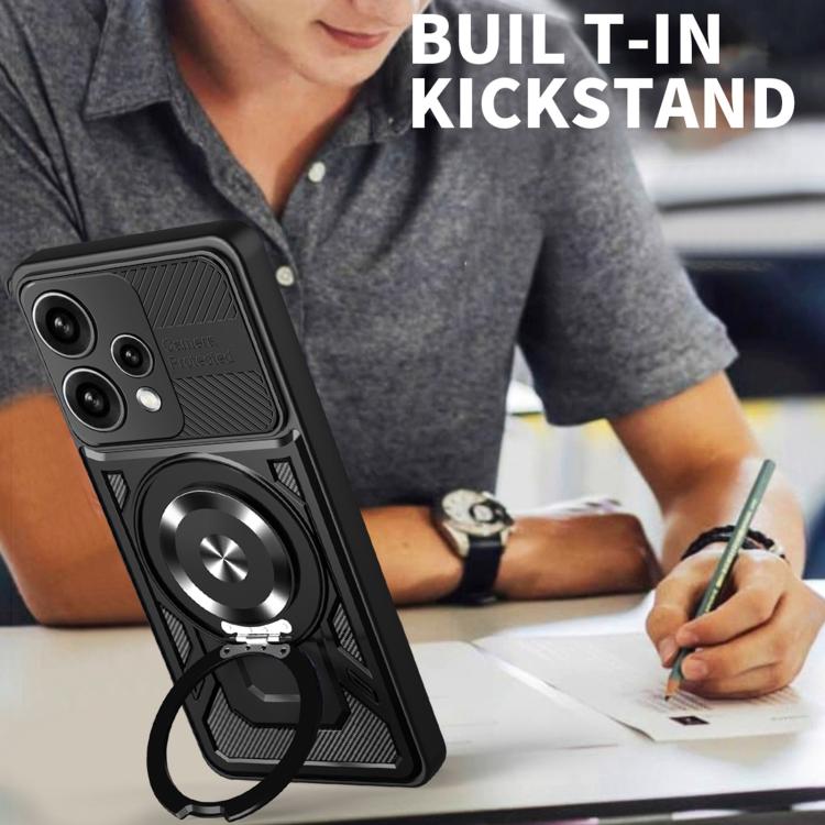 For OPPO Reno15 Global / Reno 15C Armor Rotating Holder MagSafe Phone Case