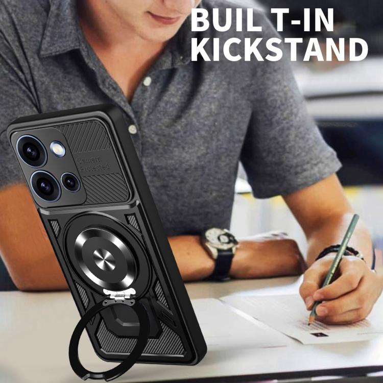 For OPPO Reno15 Pro Global 5G Armor Rotating Holder MagSafe Phone Case