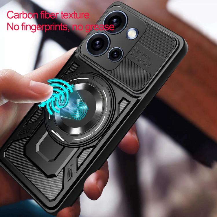 For OPPO Reno15 Pro Global 5G Armor Rotating Holder MagSafe Phone Case