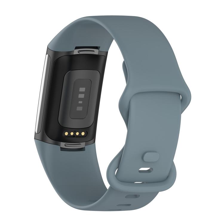 For Fitbit Charge 6 / 5 xDfind Silicone Watch Band, Size:L