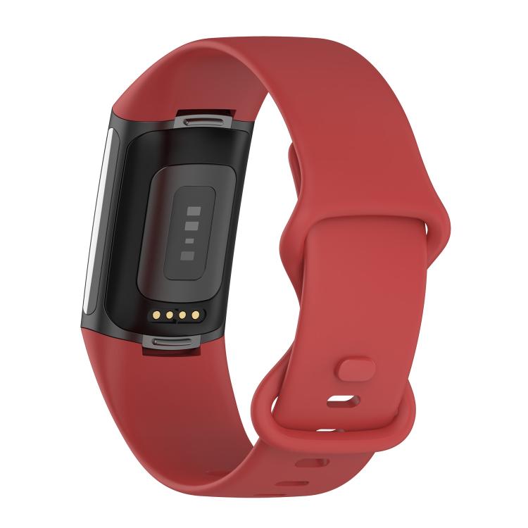 For Fitbit Charge 6 / 5 xDfind Silicone Watch Band, Size:L