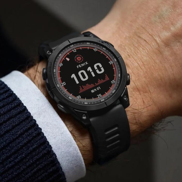 For Gamin 22mm xDfind Silicone Sport Pure Color Watch Band