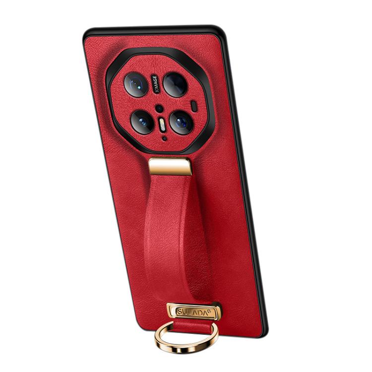 For Huawei Mate 70 RS Ultimate SULADA PC Hybrid Leather Texture Skin Feel Precise Hole Phone Case