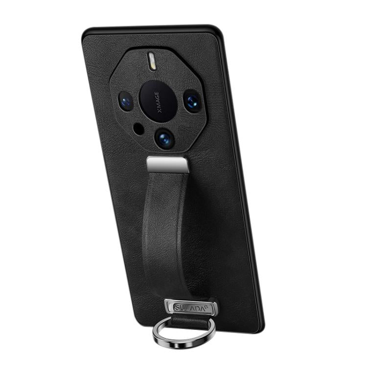 For Huawei Mate 60 RS Ultimate SULADA PC Hybrid Leather Texture Skin Feel Precise Hole Phone Case