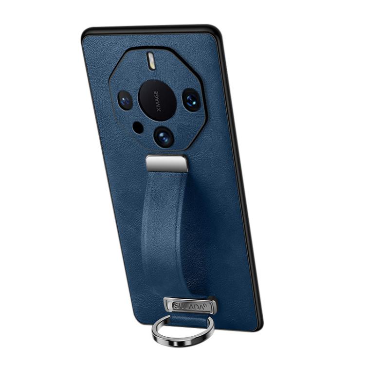 For Huawei Mate 60 RS Ultimate SULADA PC Hybrid Leather Texture Skin Feel Precise Hole Phone Case