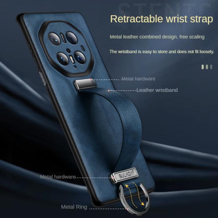 For Huawei Mate 60 RS Ultimate SULADA PC Hybrid Leather Texture Skin Feel Precise Hole Phone Case