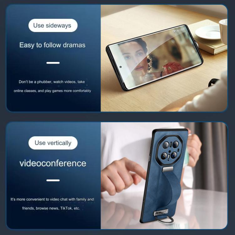 For Huawei Mate 60 RS Ultimate SULADA PC Hybrid Leather Texture Skin Feel Precise Hole Phone Case