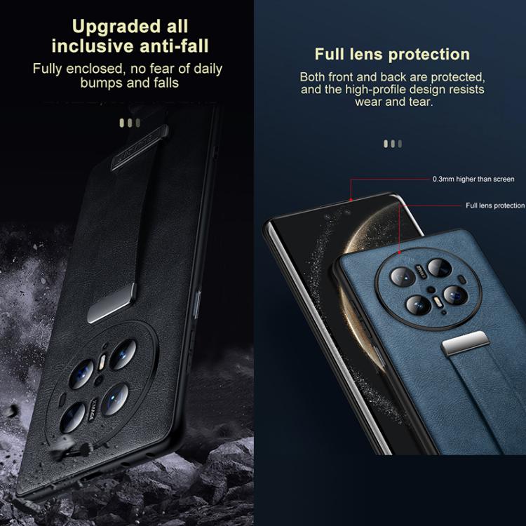 For Huawei Mate 70 Pro / Mate 70 Pro+ SULADA PC Hybrid Leather Texture Skin Feel Precise Hole Phone Case