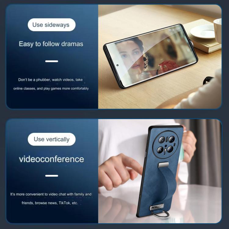 For Huawei Mate 70 Pro / Mate 70 Pro+ SULADA PC Hybrid Leather Texture Skin Feel Precise Hole Phone Case