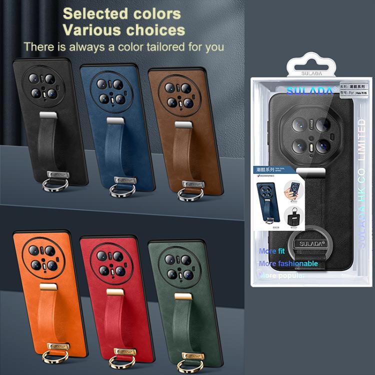For Huawei Mate 70 Pro / Mate 70 Pro+ SULADA PC Hybrid Leather Texture Skin Feel Precise Hole Phone Case