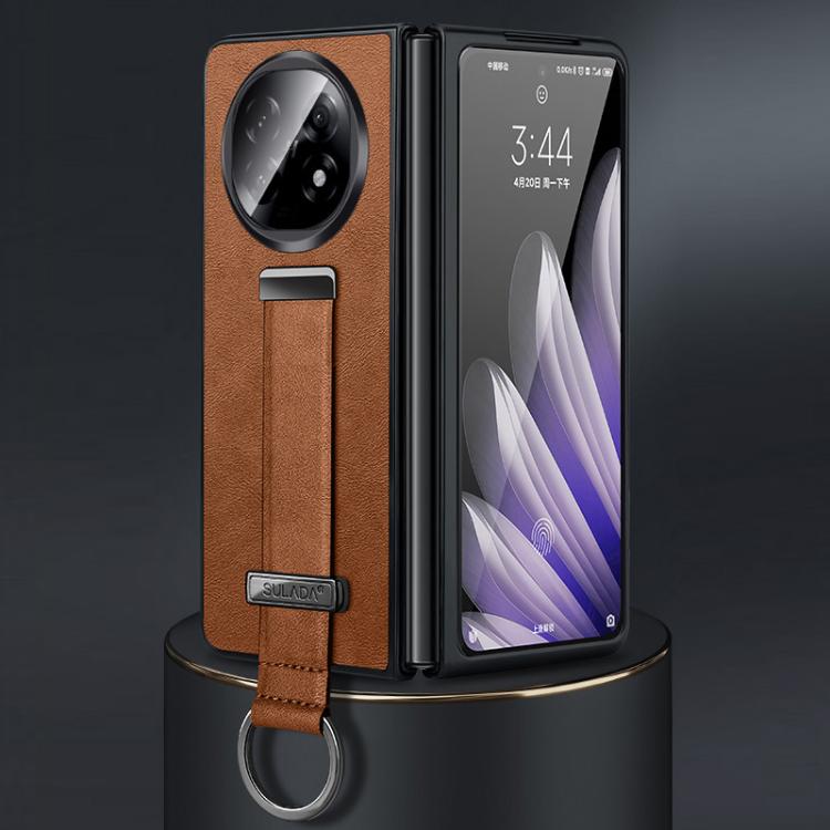 For OPPO Find N5 SULADA PC Hybrid Leather Texture Skin Feel Shockproof Phone Case
