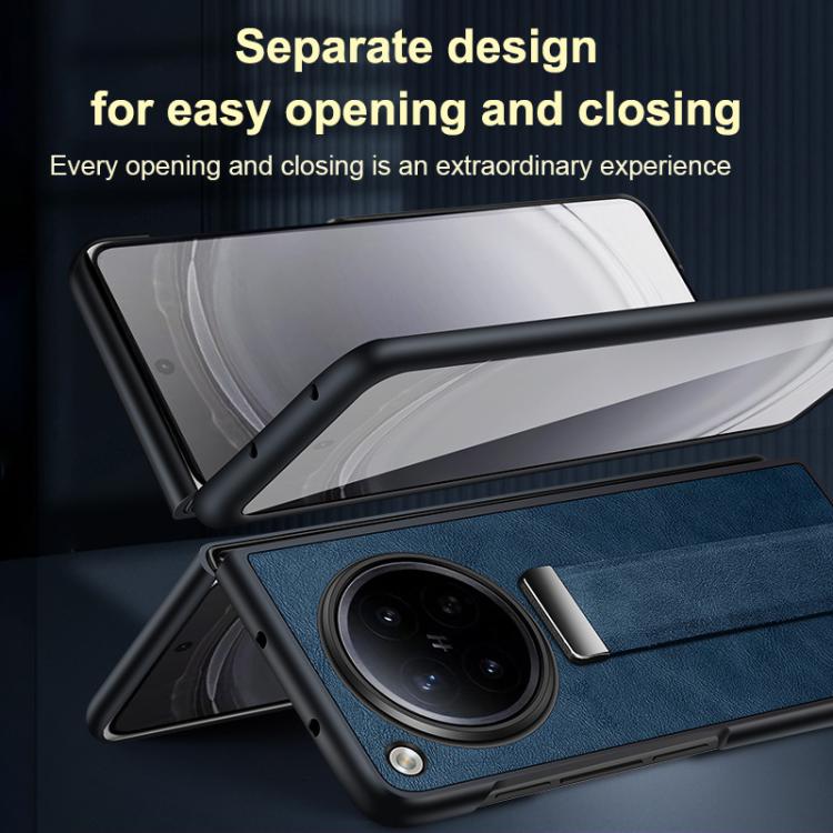 For OPPO Find N6 5G SULADA PC Hybrid Leather Texture Skin Feel Shockproof Phone Case