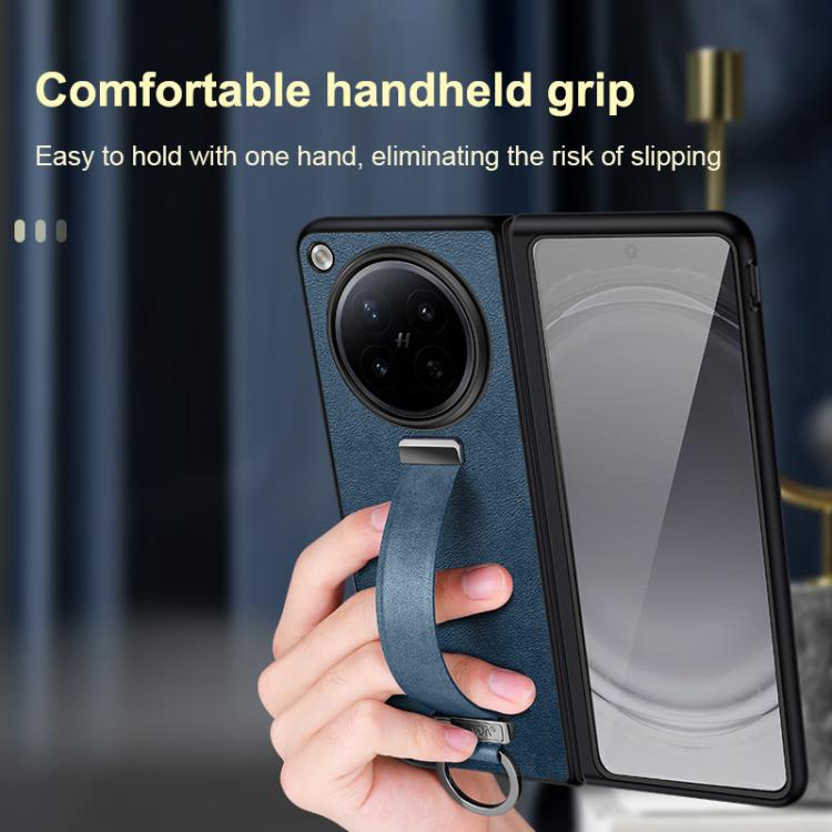 For OPPO Find N6 5G SULADA PC Hybrid Leather Texture Skin Feel Shockproof Phone Case