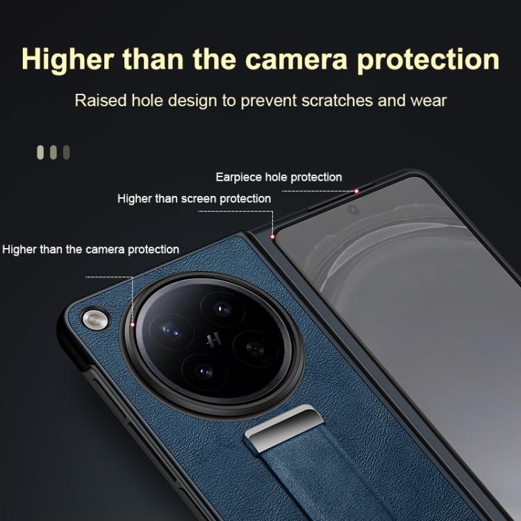 For OPPO Find N6 5G SULADA PC Hybrid Leather Texture Skin Feel Shockproof Phone Case