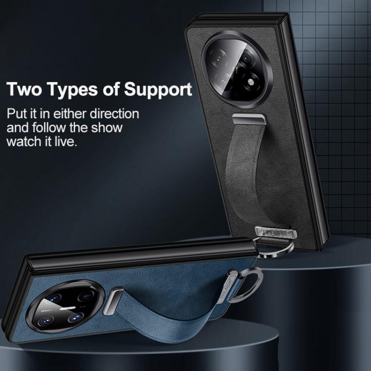 For OPPO Find N5 SULADA PC Hybrid Leather Texture Skin Feel Shockproof Phone Case