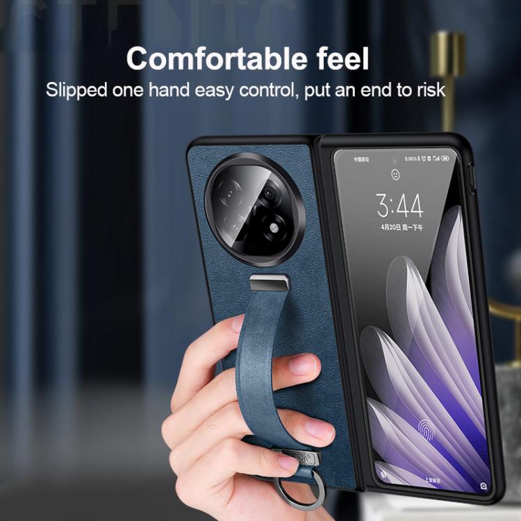For OPPO Find N5 SULADA PC Hybrid Leather Texture Skin Feel Shockproof Phone Case