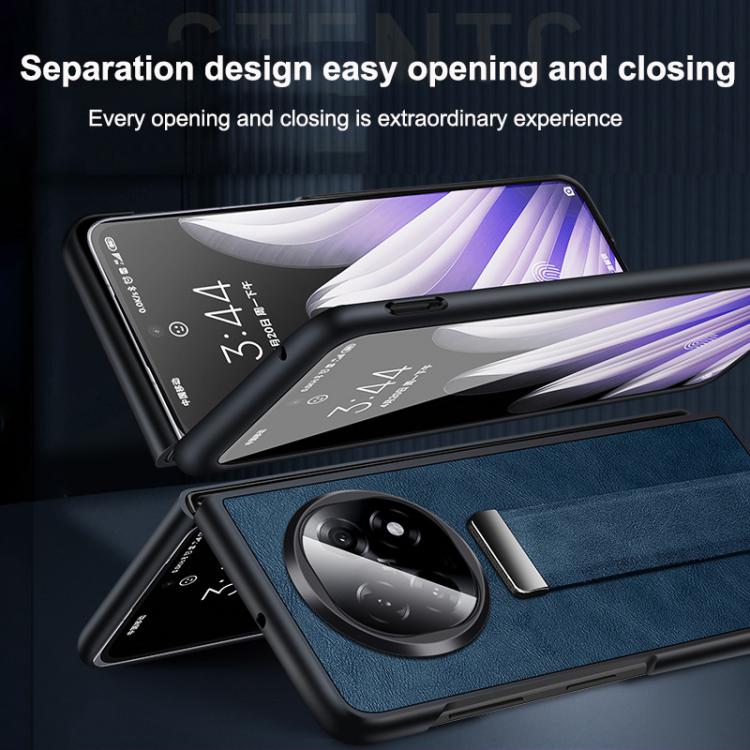 For OPPO Find N5 SULADA PC Hybrid Leather Texture Skin Feel Shockproof Phone Case