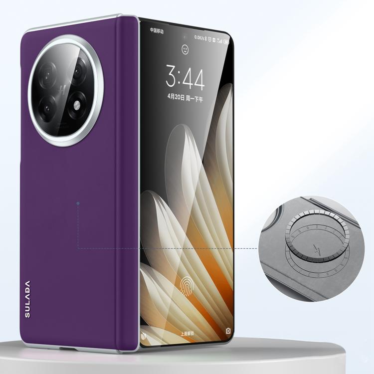 For OPPO Find N5 SULADA Skin Feel Liquid Leather Shockproof Phone Case