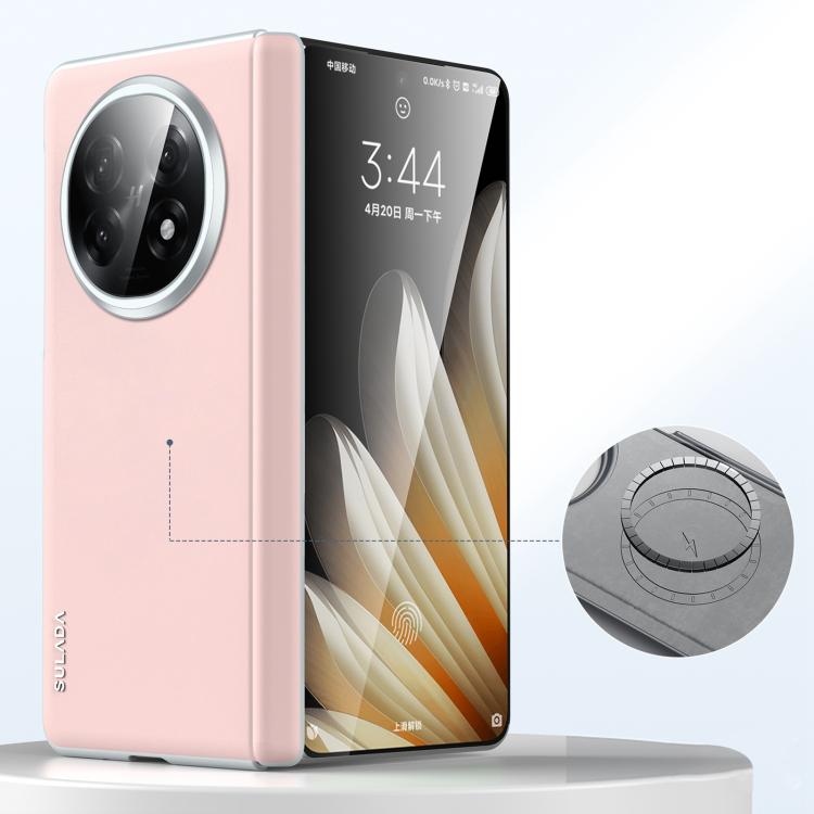 For OPPO Find N5 SULADA Skin Feel Liquid Leather Shockproof Phone Case