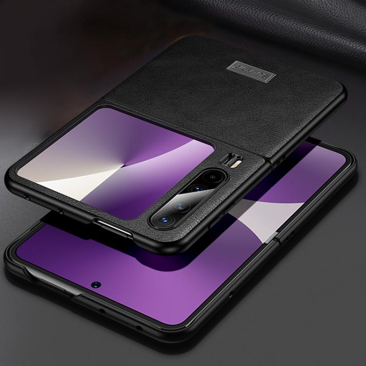 For Huawei Pura X SULADA Shockproof TPU Hybrid Handmade Leather Phone Case