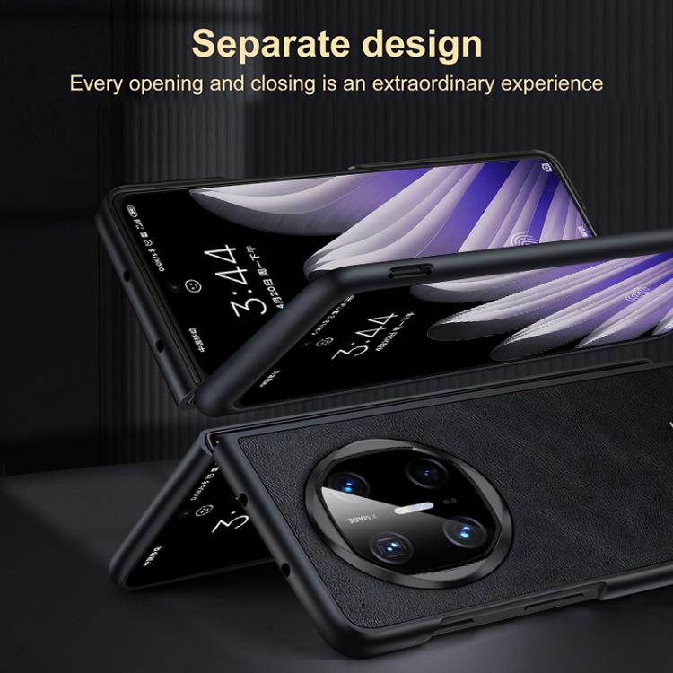 For OPPO Find N5 SULADA Shockproof TPU Hybrid Handmade Leather Phone Case