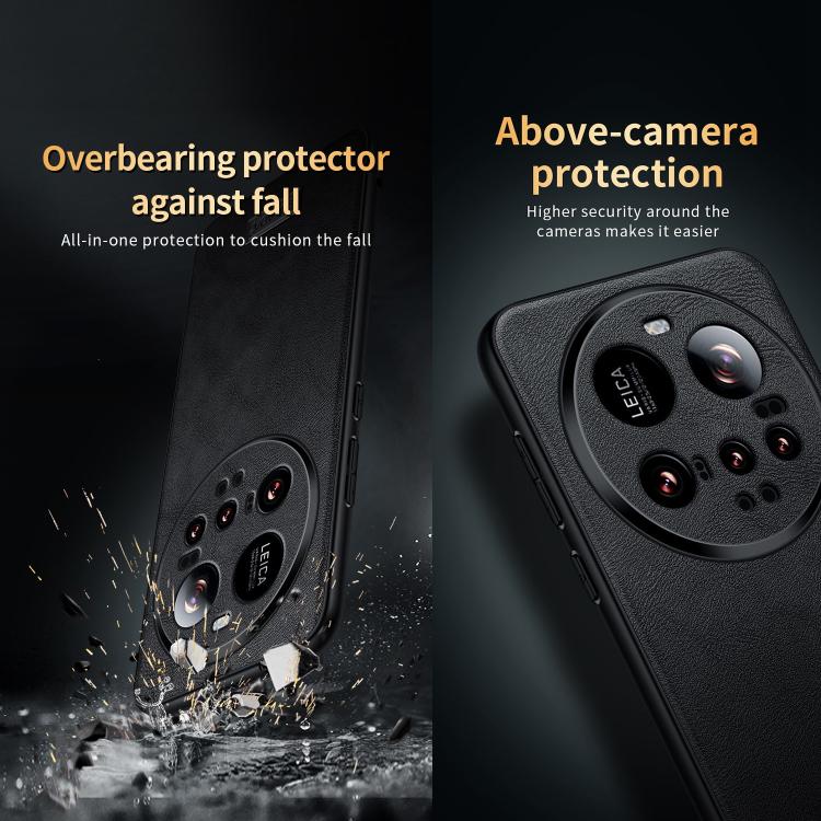For Xiaomi 15 Ultra SULADA Shockproof TPU Hybrid Handmade Leather Phone Case