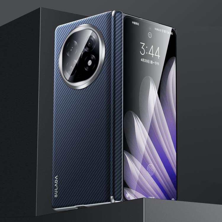 For OPPO Find N5 SULADA 600D Kevlar Texture PC Shockproof Phone Case