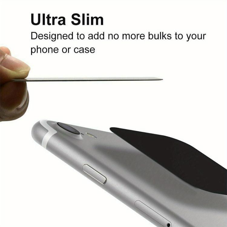 100pcs Metal Plate Magnetic Sheet for Phone Holder, Size: 4.5 x 6.5cm
