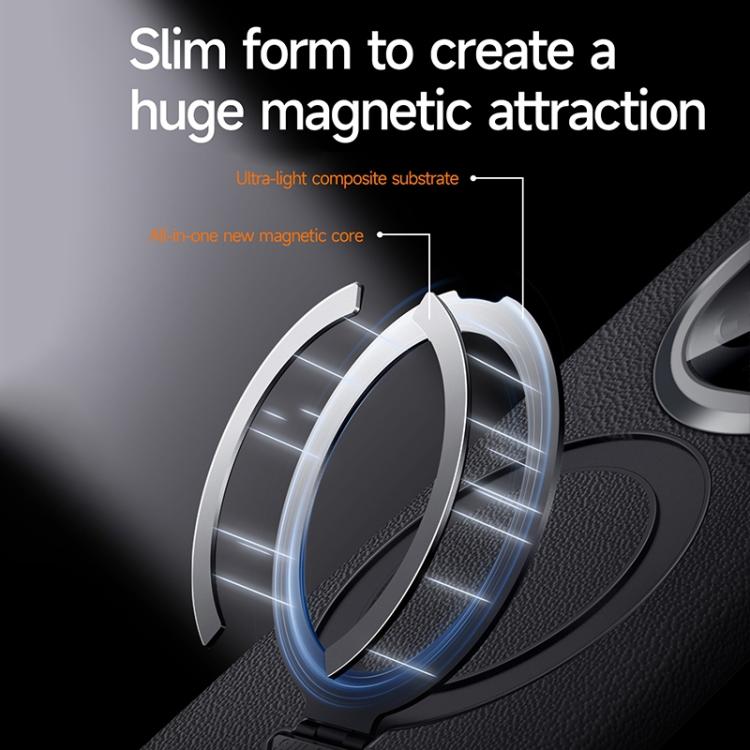 For OPPO Find N5 SULADA Top Grain Leather MagSafe Magnetic Holder Phone Case