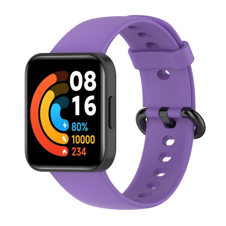 For Redmi Watch 2 xDfind Solid Color Silicone Watch Band