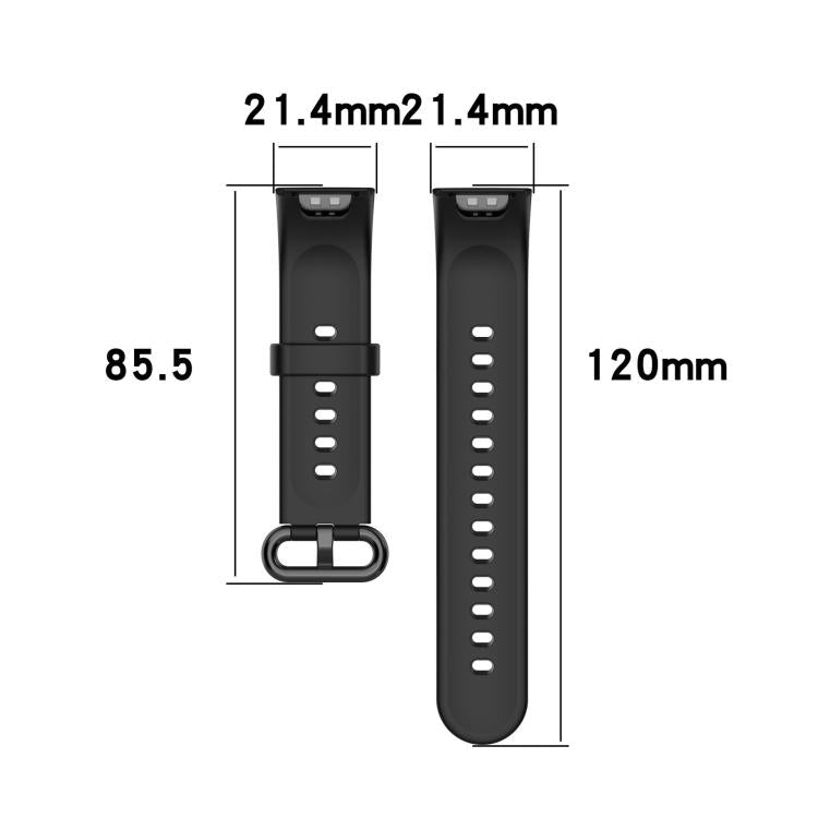 For Redmi Watch 2 xDfind Solid Color Silicone Watch Band - Light Brown