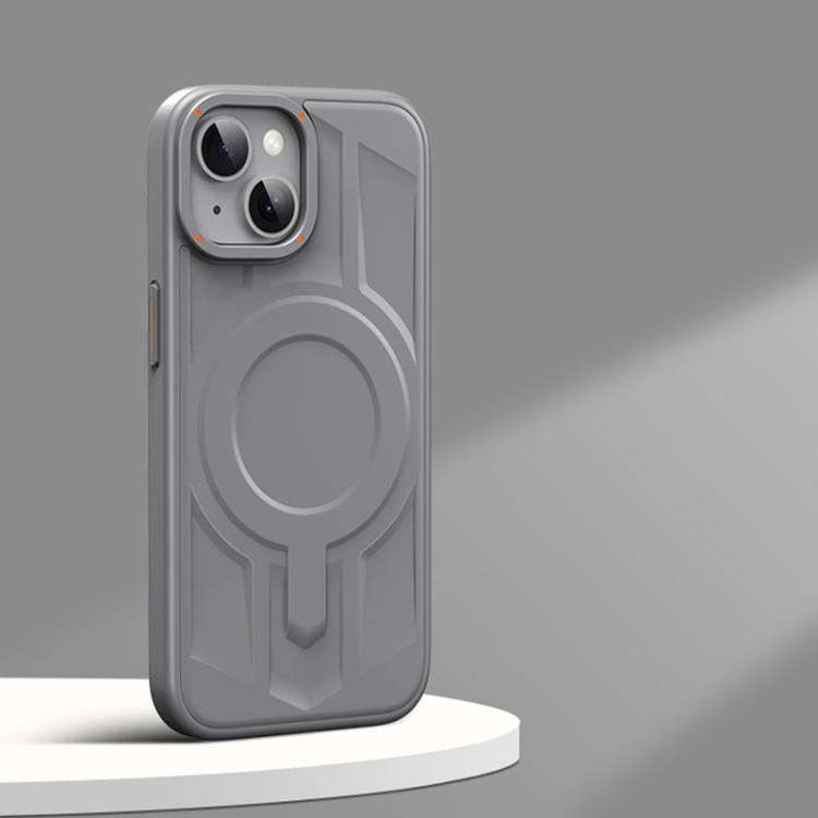 For iPhone 15 Armor MagSafe Magnetic TPU Hybrid PC Phone Case