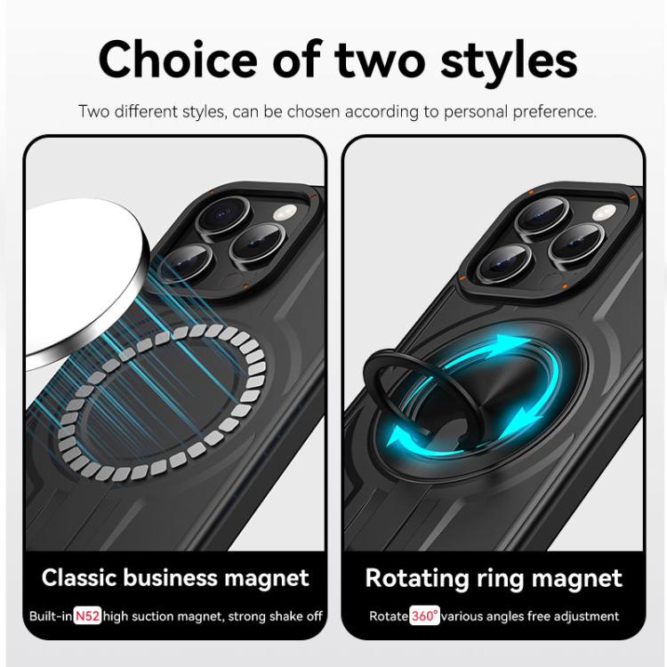 For iPhone 13 Pro Armor MagSafe Magnetic TPU Hybrid PC Phone Case