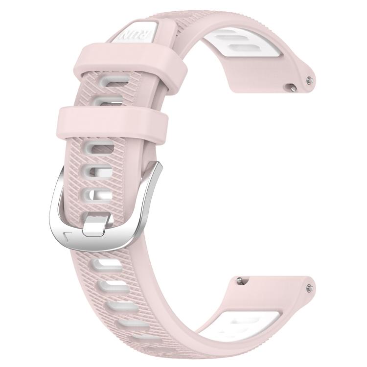 For Garmin 22mm xDfind Sports Two-Color Steel Buckle Silicone Watch Band