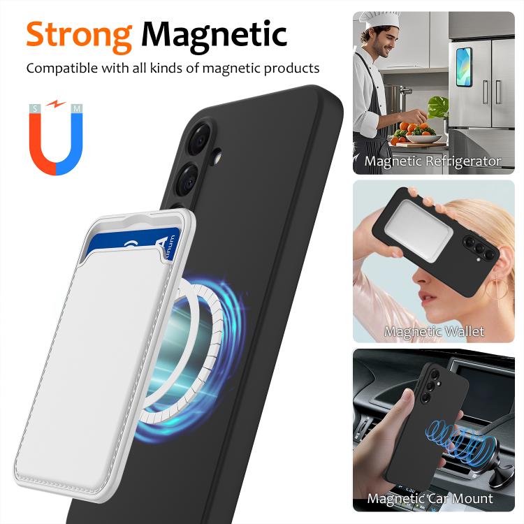 For Samsung Galaxy A15 4G / 5G Shockproof Silicone Magsafe Phone Case