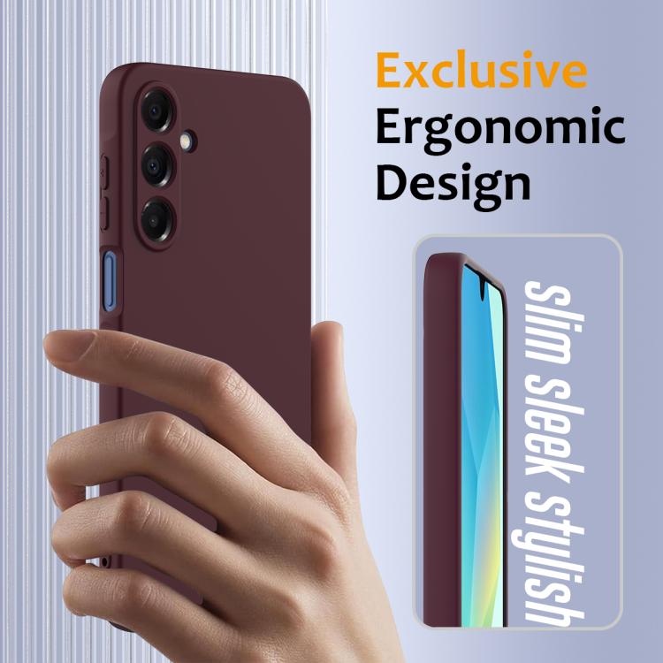 For Samsung Galaxy A55 5G Shockproof Silicone Magsafe Phone Case