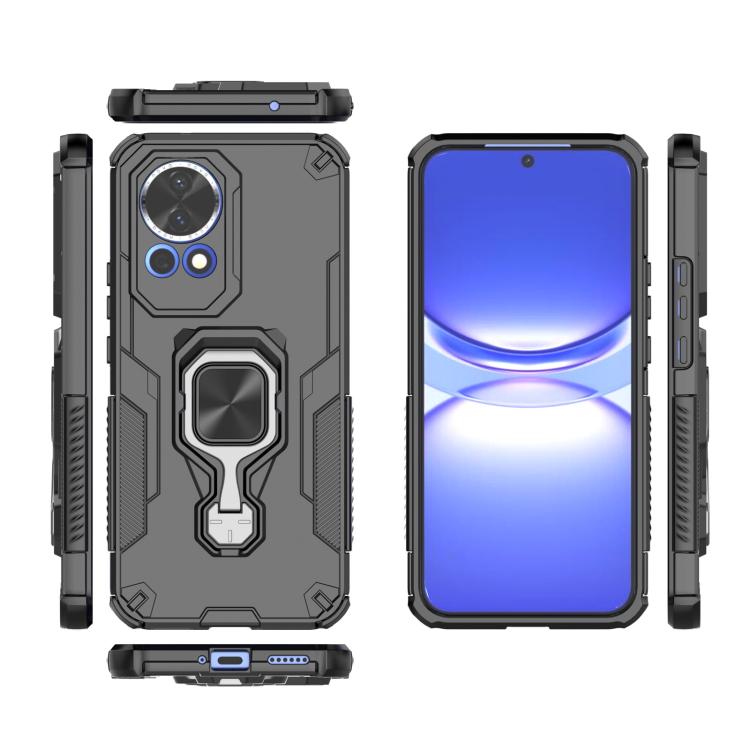 For Huawei nova 12 Metal Kickstand TPU Hybrid PC Phone Case