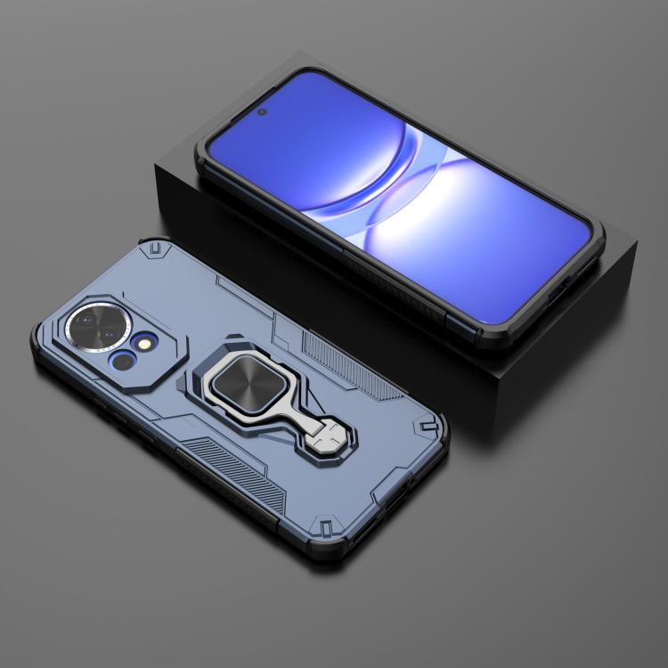 For Huawei nova 12 Metal Kickstand TPU Hybrid PC Phone Case