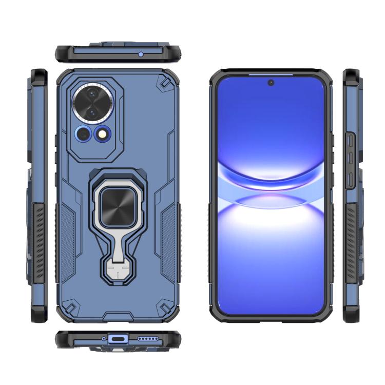 For Huawei nova 12 Metal Kickstand TPU Hybrid PC Phone Case